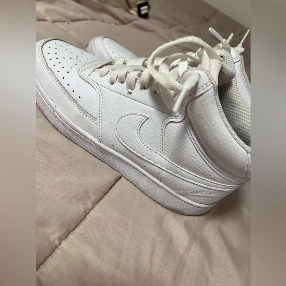 Nike Women’s White Court Vision Mid - Size 8